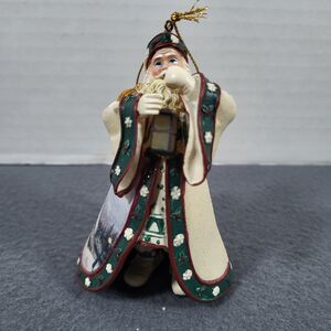 Thomas Kinkade Santa Ornament Ashton Drake Galleries Dawn of Christmas Day